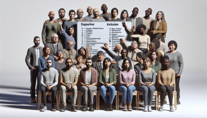 A diverse UK community engaging in a supportive discussion about mental health issues such as anxiety and depression.