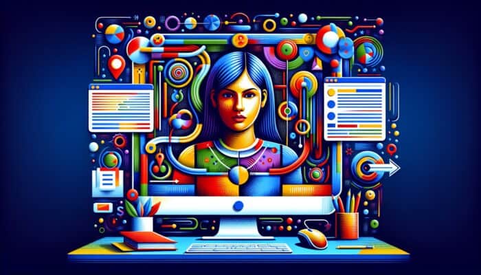 A webmaster analysing crawl errors in Google Search Console to enhance SEO health.