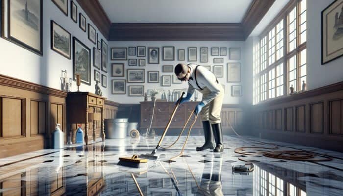 Cleaning Marble Floors Without Streaks in Scotland’s Borders