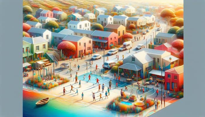 A serene Voëlklip neighborhood in Hermanus, ideal for families with safe streets and community engagement.