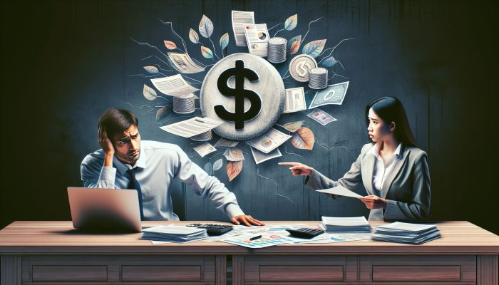 How to Qualify for Debt Consolidation with Poor Credit: UK Guide | DCL Person receiving guidance on debt consolidation from expert, surrounded by financial documents.