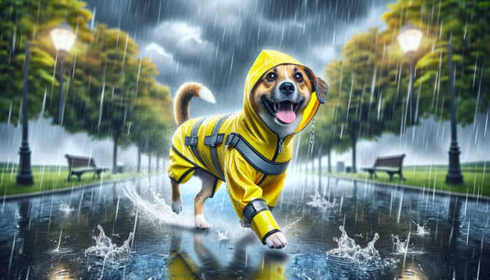 Raincoats for Pets: Keep Dry During Wet Walks