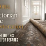 Victorian Tile Restoration Found Beneath the Carpet