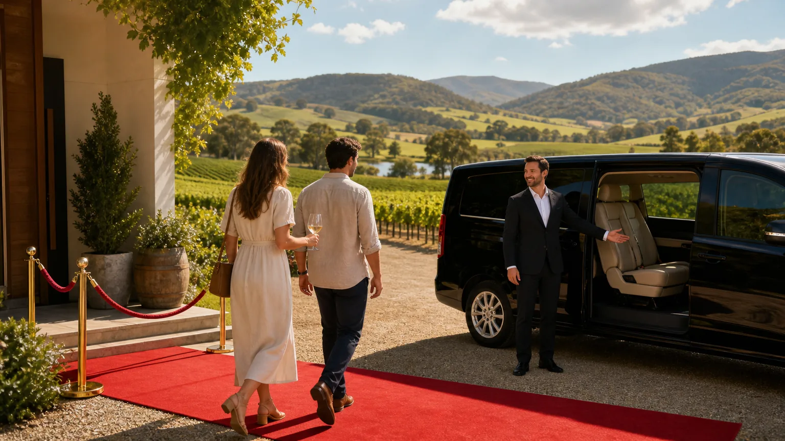 Red Carpet Wine Tours: visual reference for 1. Red Carpet Wine Tours: Customised Private Tours from Your Doorstep