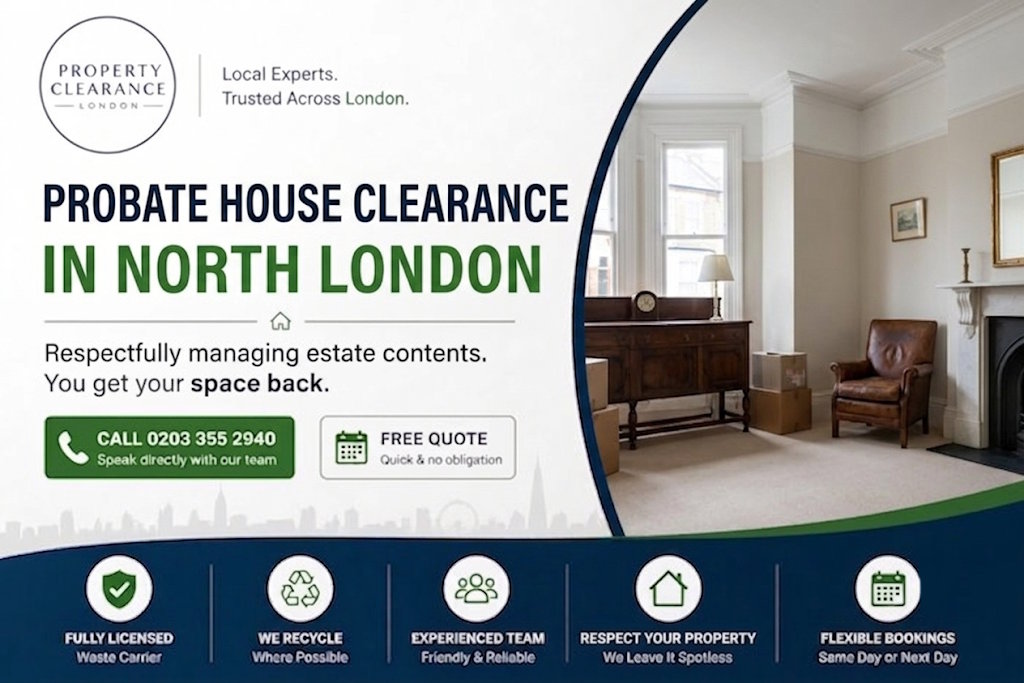 Probate House Clearance Services in North London