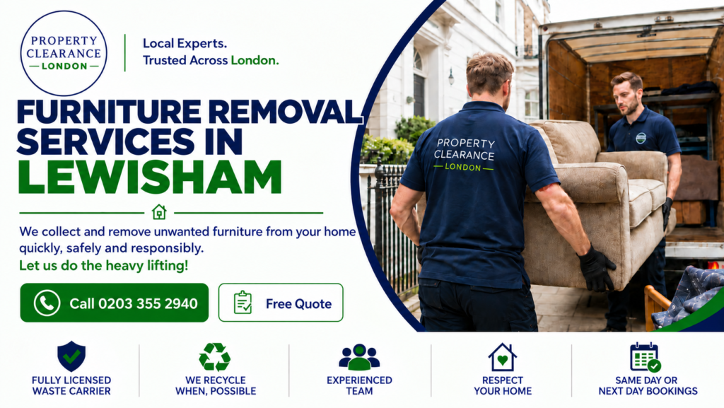 Furniture Removal Services for Hassle-Free Moves in Lewisham