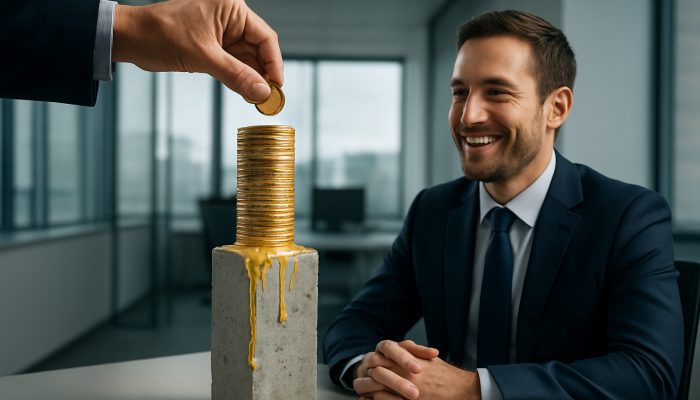 Refunds and Their Influence on Your Debt Strategy: Key Insights | DCL Hand directing tax refund coins onto loan ledger, reducing interest for relieved debtor in UK office